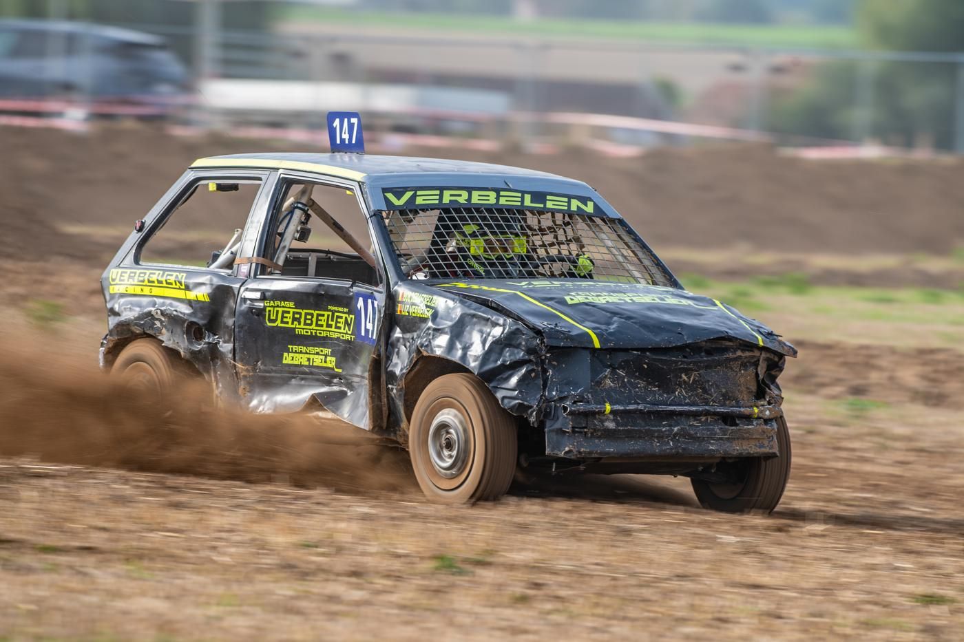 De Cross Corsa van Liz in actie